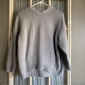 Banana Republic Light Gray Crewneck Sweater